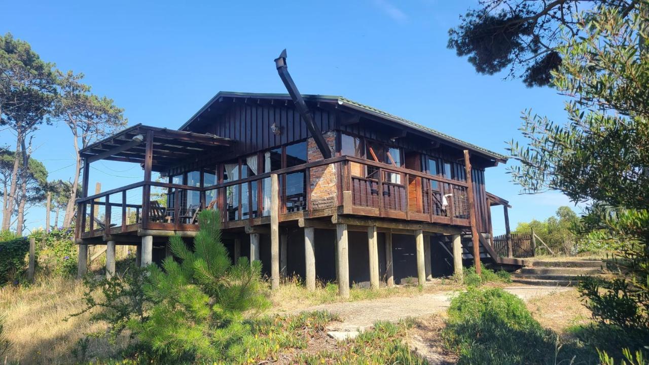 Cabana En La Playa. Ventanales Y Terraza Al Mar 萨利纳斯 外观 照片