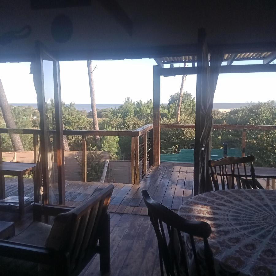 Cabana En La Playa. Ventanales Y Terraza Al Mar 萨利纳斯 外观 照片