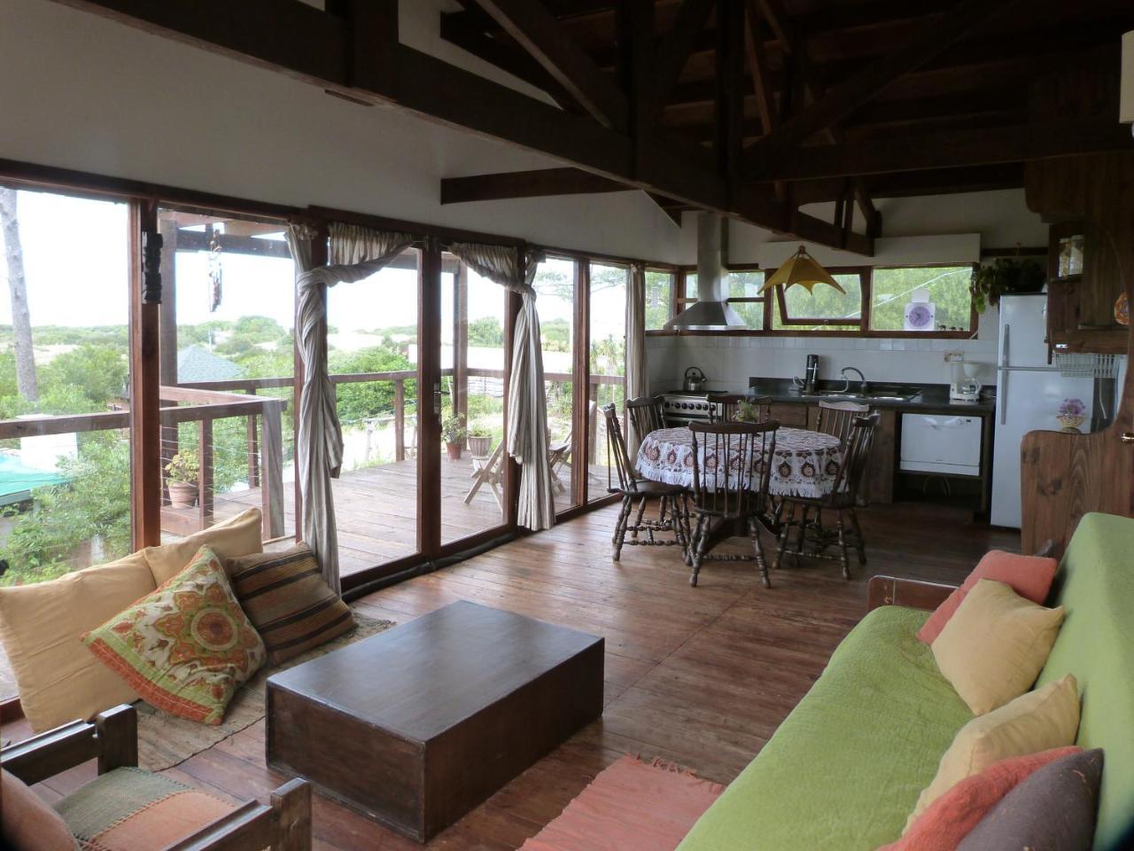 Cabana En La Playa. Ventanales Y Terraza Al Mar 萨利纳斯 外观 照片